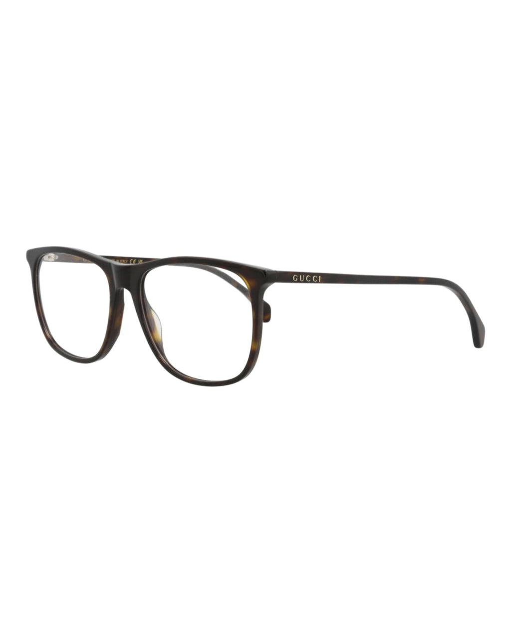 Gucci Mens Square/Rectangle Havana Havana Transparent Fashion Designer Eyewear