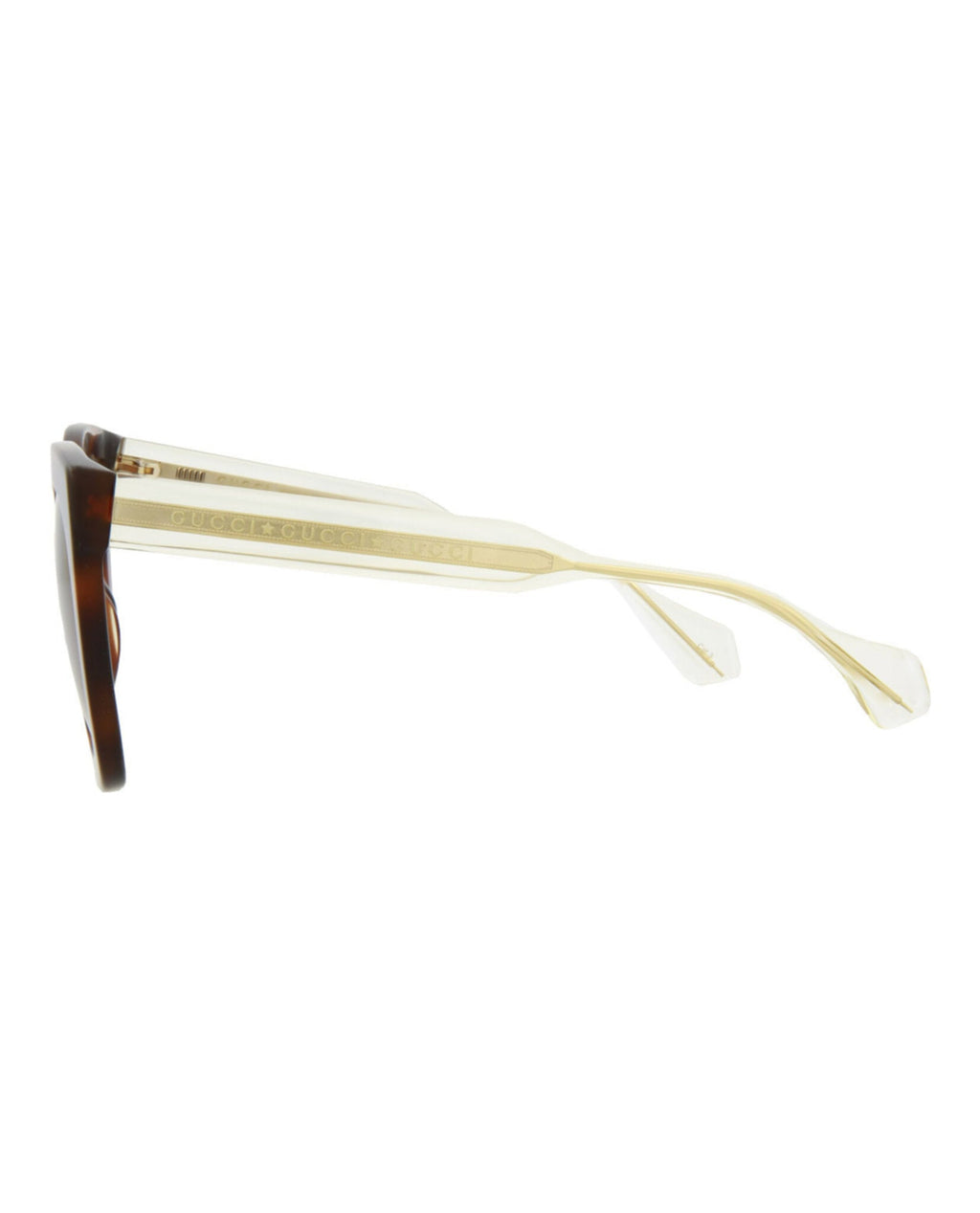 Gucci Womens Cat Eye Havana Crystal Brown Fashion Designer Eyewear