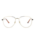 Gucci Mens Aviator Gold Black Transparent Fashion Designer Eyewear