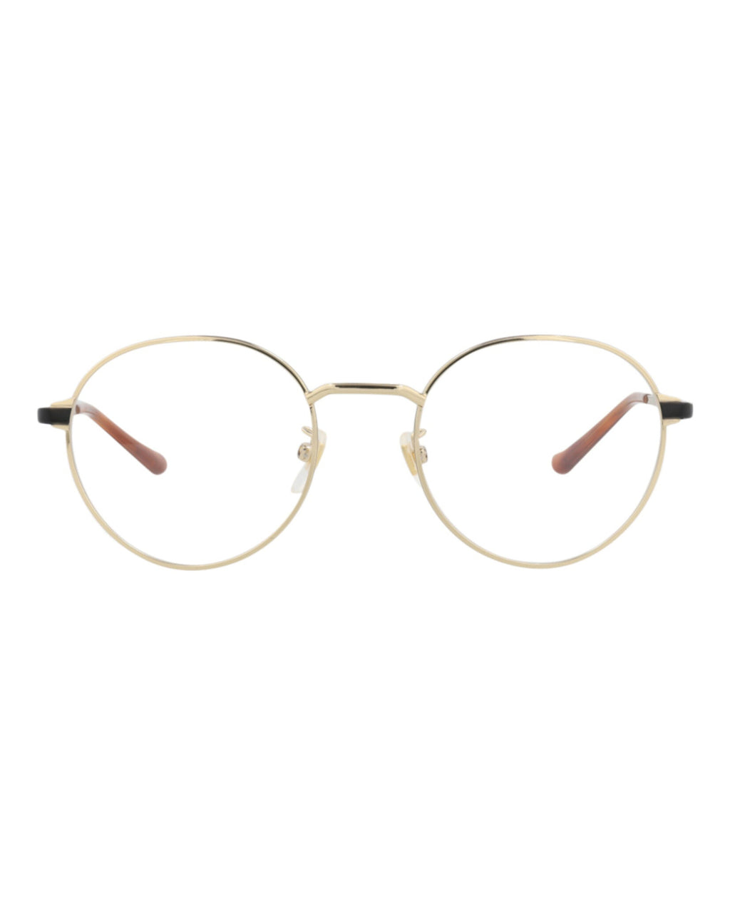 Gucci Unisex Round/Oval Gold Black Transparent Fashion Designer Eyewear