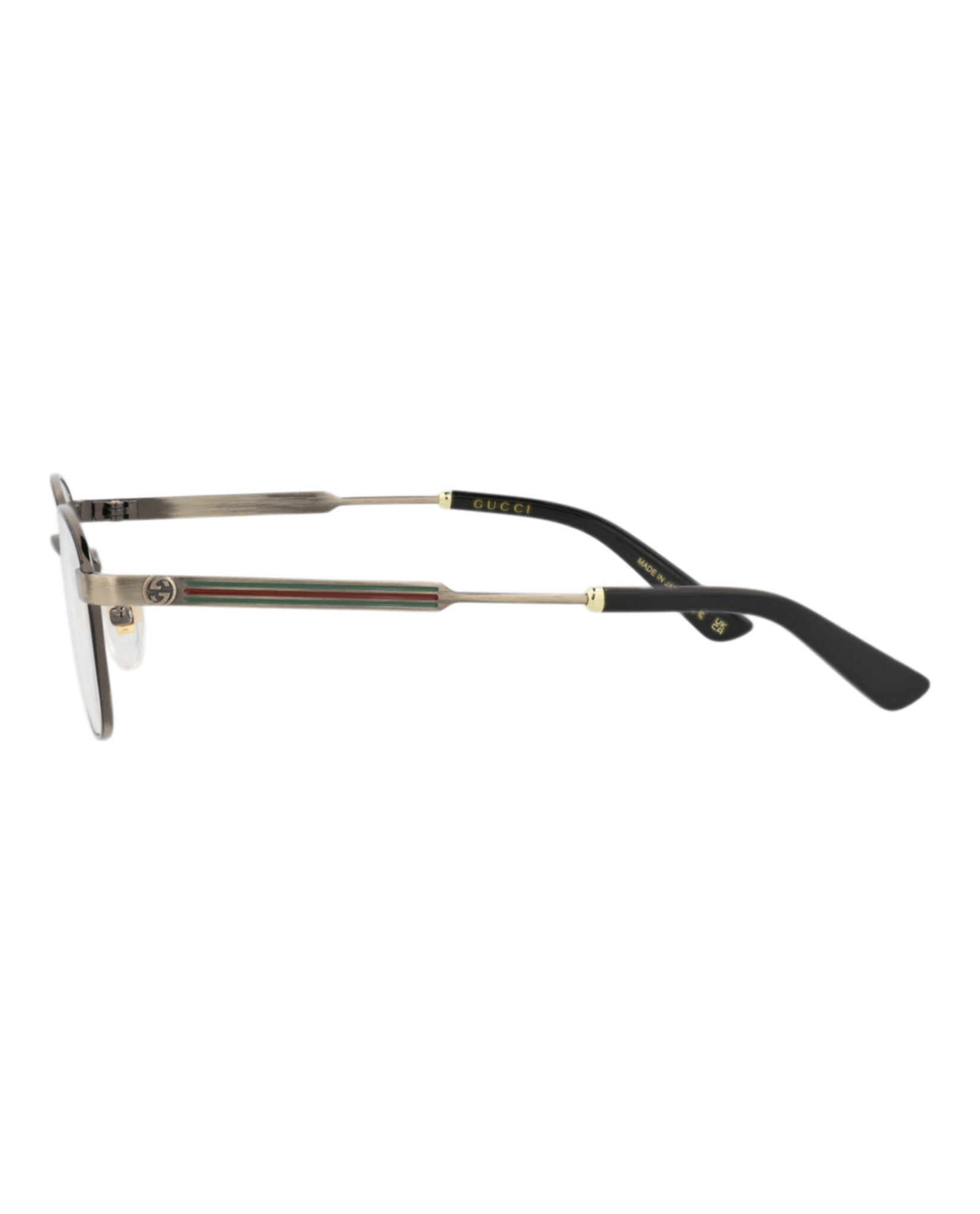 Gucci Womens Round/Oval Gold Gold Transparent Fashion Designer Eyewear