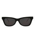 Gucci Womens Cat Eye Black Black Grey Fashion Designer Eyewear