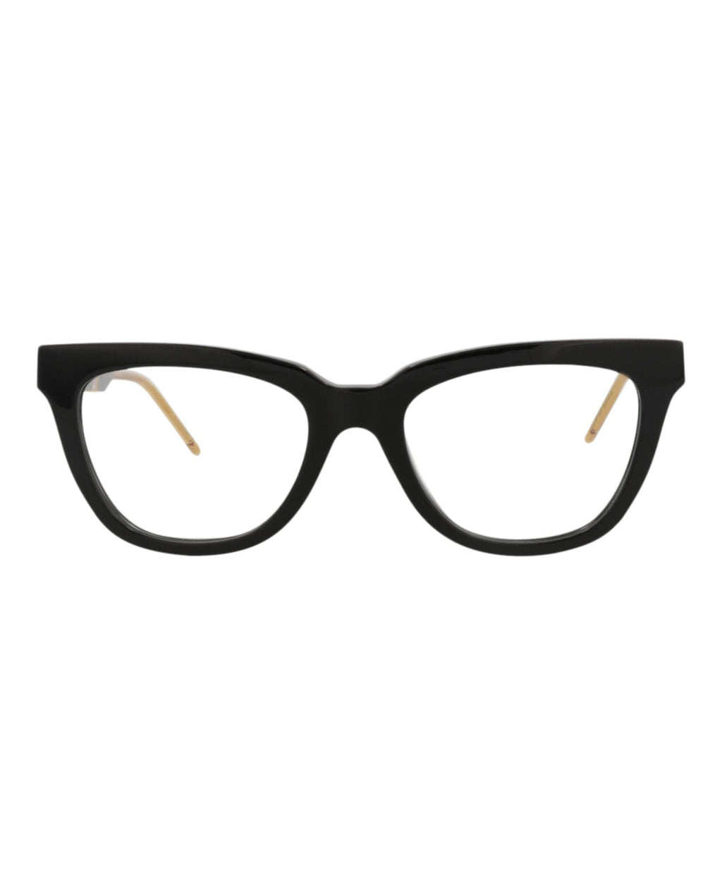 Gucci Womens Cat Eye Black Black Transparent Fashion Designer Eyewear