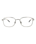 Gucci Mens Square/Rectangle Ruthenium Ruthenium Transparent Fashion Designer Eyewear