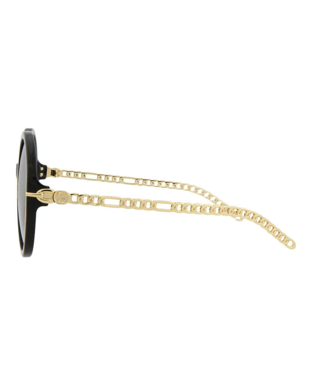 Gucci Womens Round/Oval Black Gold Grey Fashion Designer Eyewear