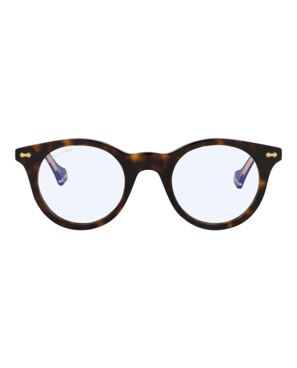 Gucci Mens Round/Oval Havana Havana Yellow Fashion Designer Eyewear