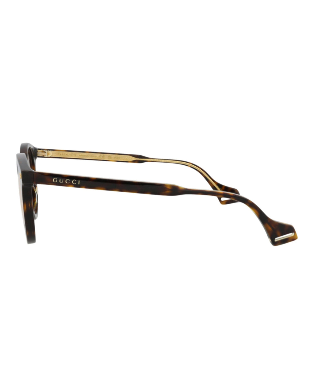 Gucci Mens Round/Oval Havana Havana Yellow Fashion Designer Eyewear