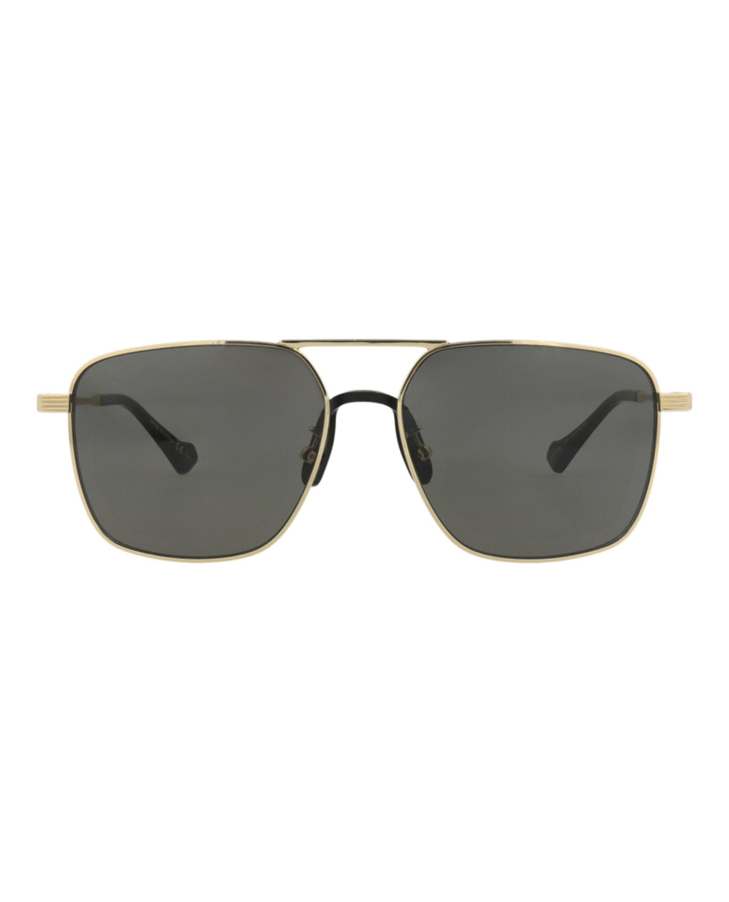 Gucci Mens Aviator Gold Gold Grey Fashion Designer Eyewear