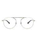 Gucci Mens Round/Oval Silver Silver Transparent Fashion Designer Eyewear