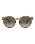 Gucci Womens Round/Oval Brown Brown Brown Fashion Designer Eyewear