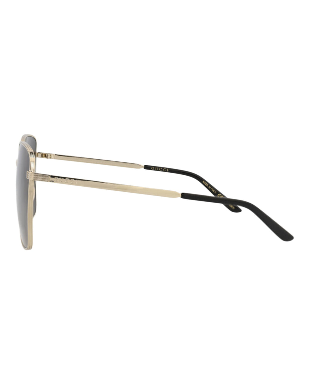 Gucci Womens Square/Rectangle Gold Gold Grey Fashion Designer Eyewear