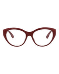 Gucci Womens Cat Eye Burgundy Burgundy Transparent Fashion Designer Eyewear