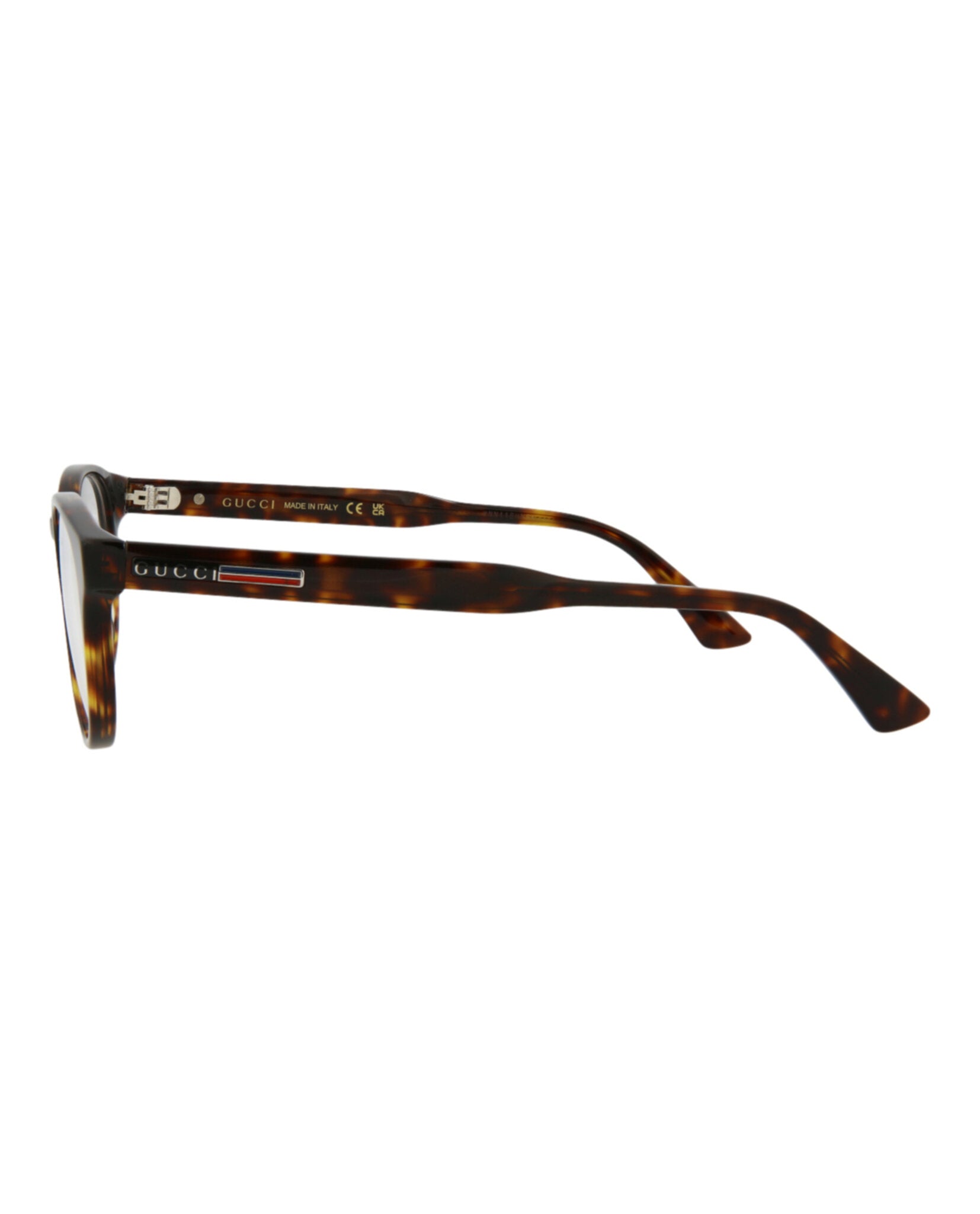 Gucci Unisex Round/Oval Havana Havana Transparent Fashion Designer Eyewear