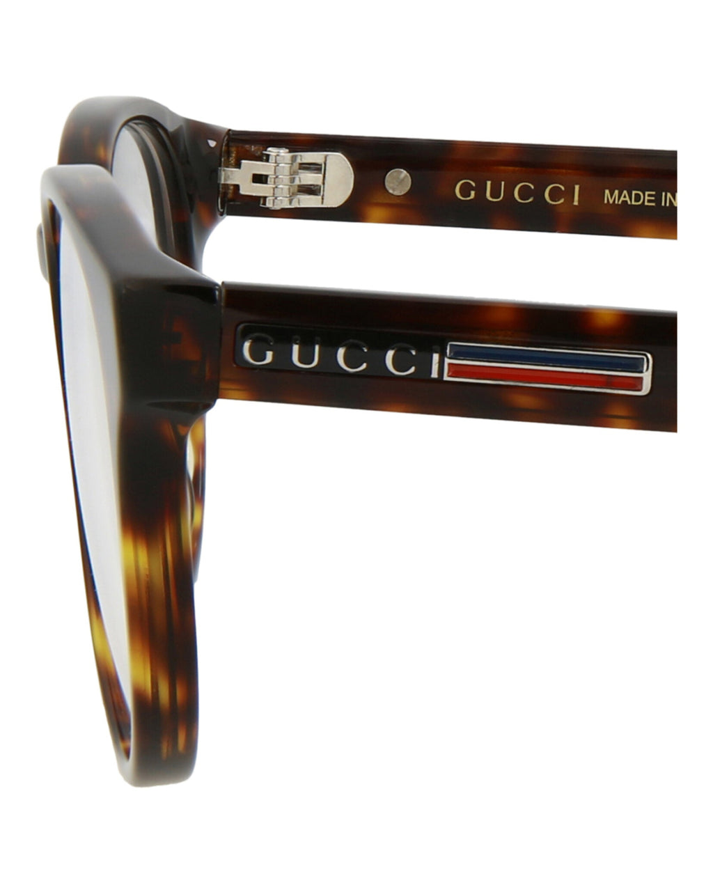 Gucci Unisex Round/Oval Havana Havana Transparent Fashion Designer Eyewear