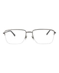 Gucci Mens Square/Rectangle Ruthenium Ruthenium Transparent Fashion Designer Eyewear