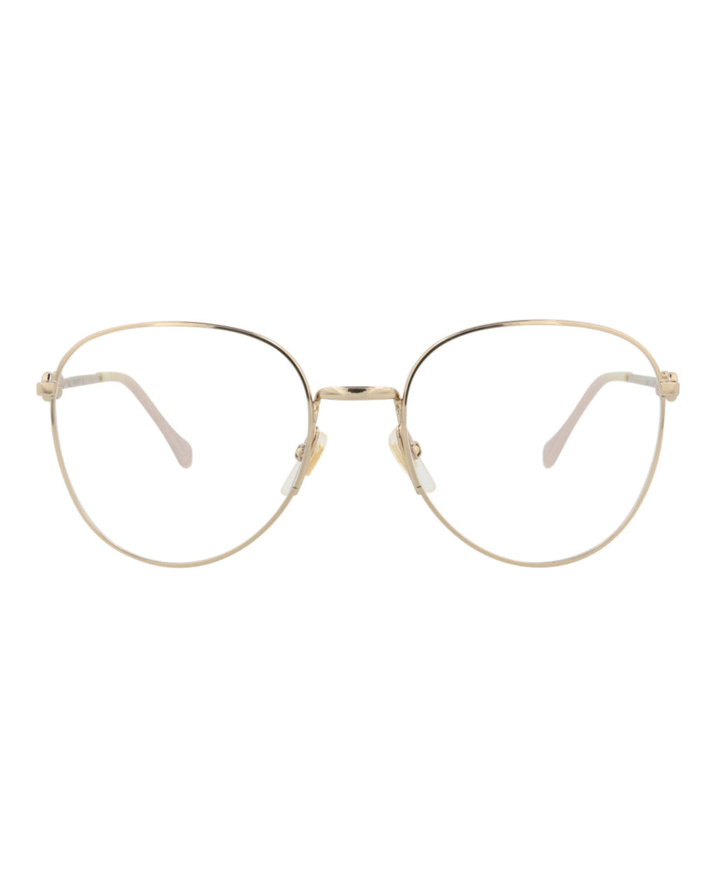 Gucci Womens Cat Eye Gold Gold Transparent Fashion Designer Eyewear