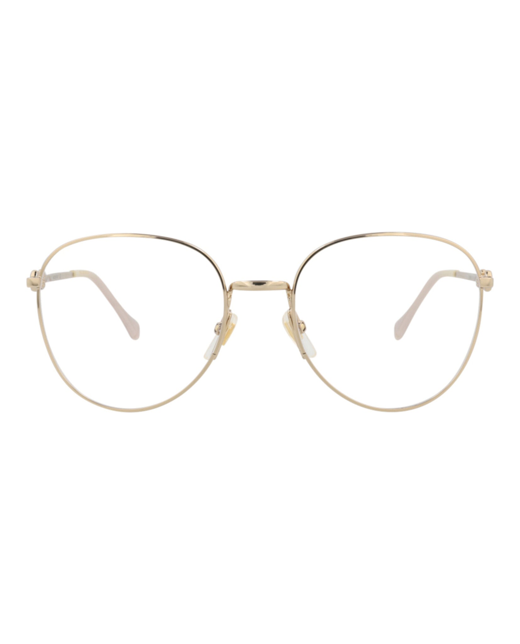 Gucci Womens Cat Eye Gold Gold Transparent Fashion Designer Eyewear