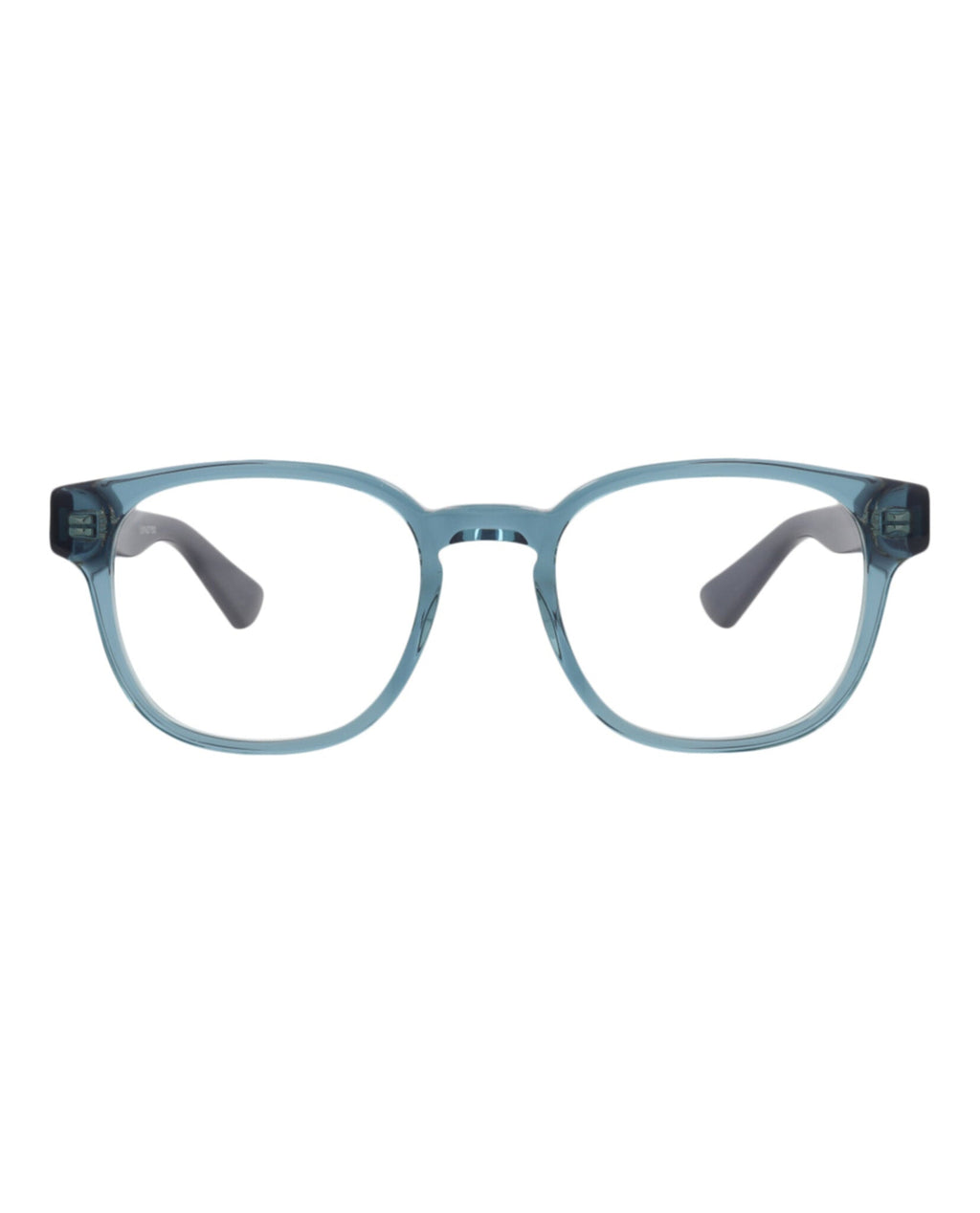 Gucci Mens Square/Rectangle Blue Blue Transparent Fashion Designer Eyewear