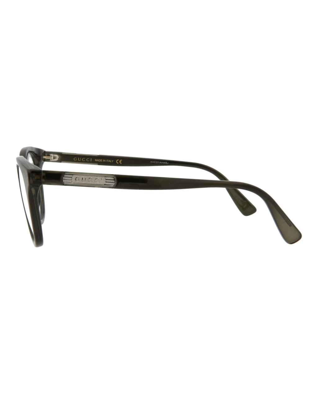 Gucci Mens Round/Oval Grey Grey Transparent Fashion Designer Eyewear
