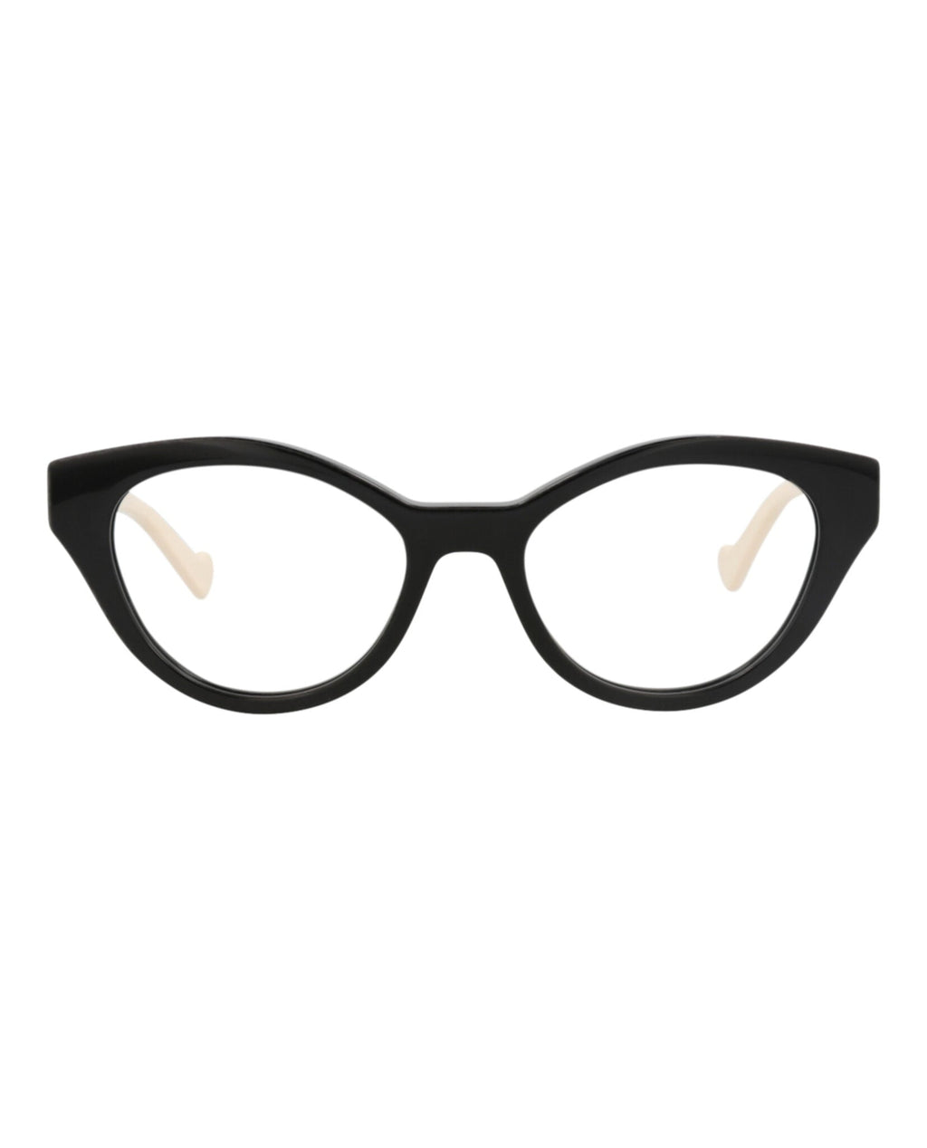Gucci Womens Cat Eye Black White Transparent Fashion Designer Eyewear