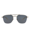 Gucci Mens Aviator Silver Silver Grey Fashion Designer Eyewear