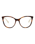Gucci Womens Cat Eye Havana Gold Transparent Fashion Designer Eyewear
