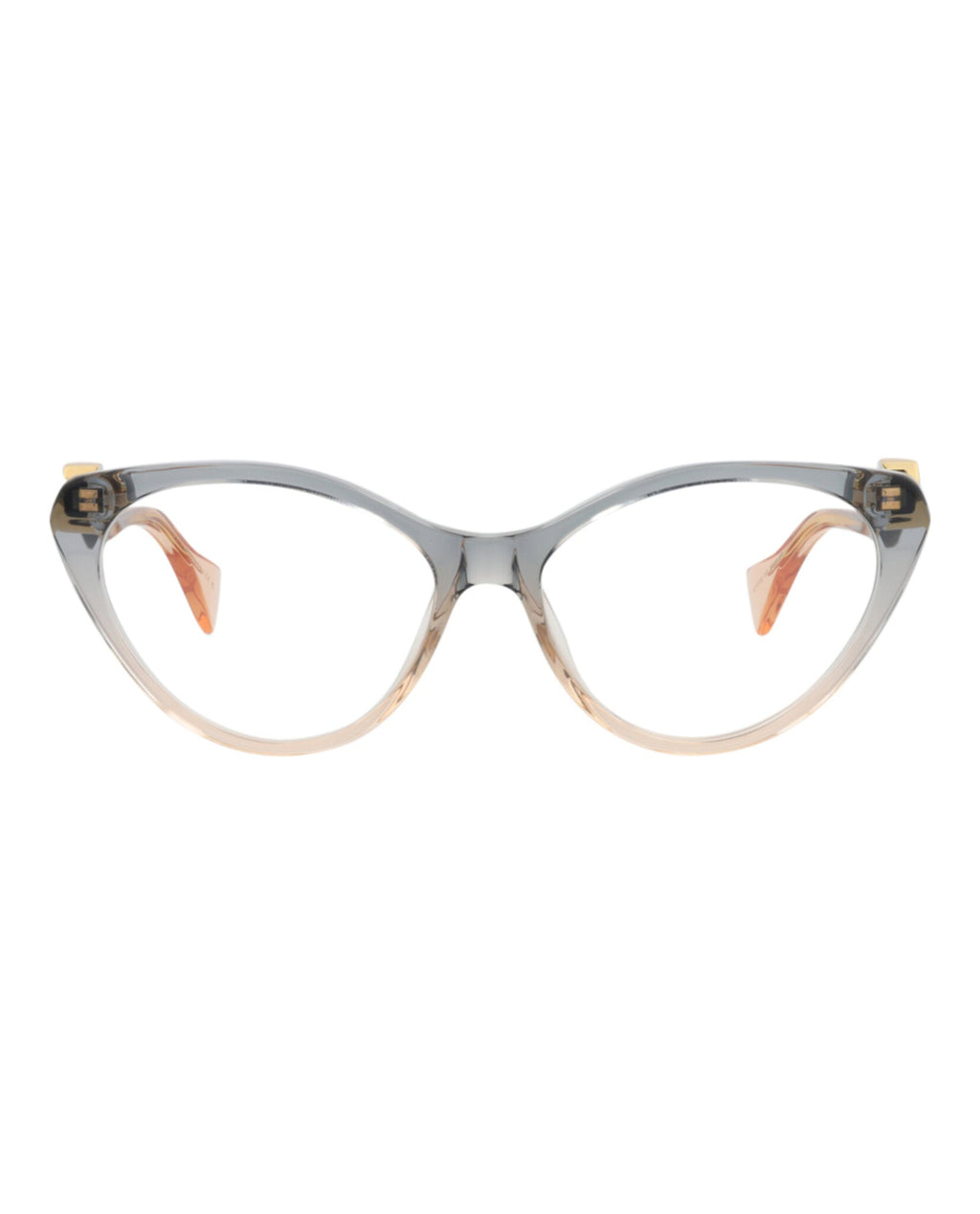 Gucci Womens Cat Eye Blue Blue Transparent Fashion Designer Eyewear