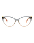 Gucci Womens Cat Eye Blue Blue Transparent Fashion Designer Eyewear