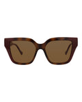 Gucci Womens Square/Rectangle Havana Burgundy Brown Fashion Designer Eyewear