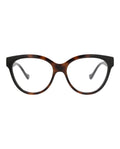 Gucci Womens Square/Rectangle Havana Black Transparent Fashion Designer Eyewear