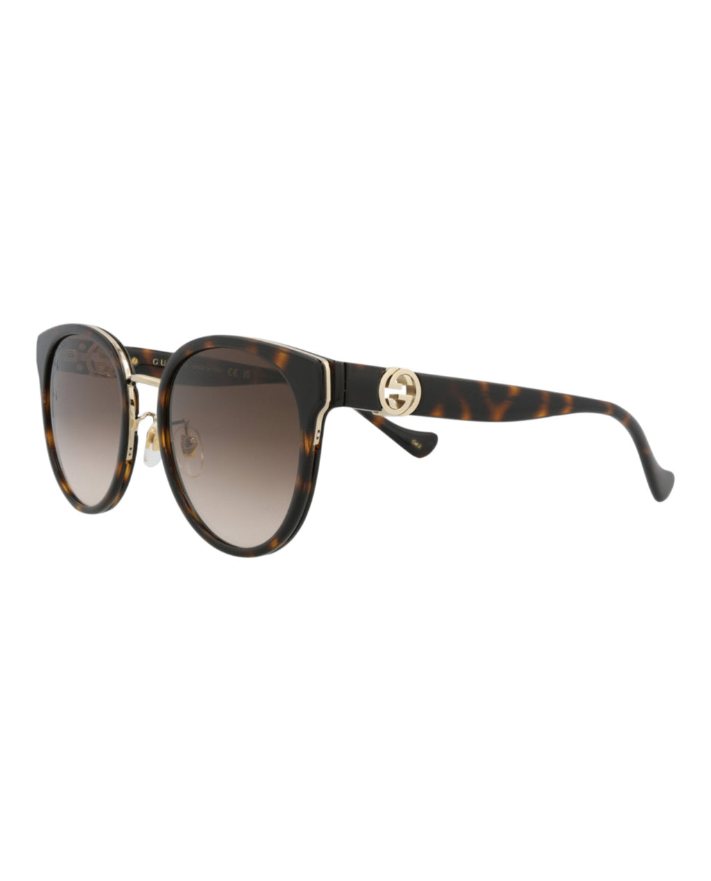 Gucci Womens Round/Oval Havana Havana Brown Fashion Designer Eyewear