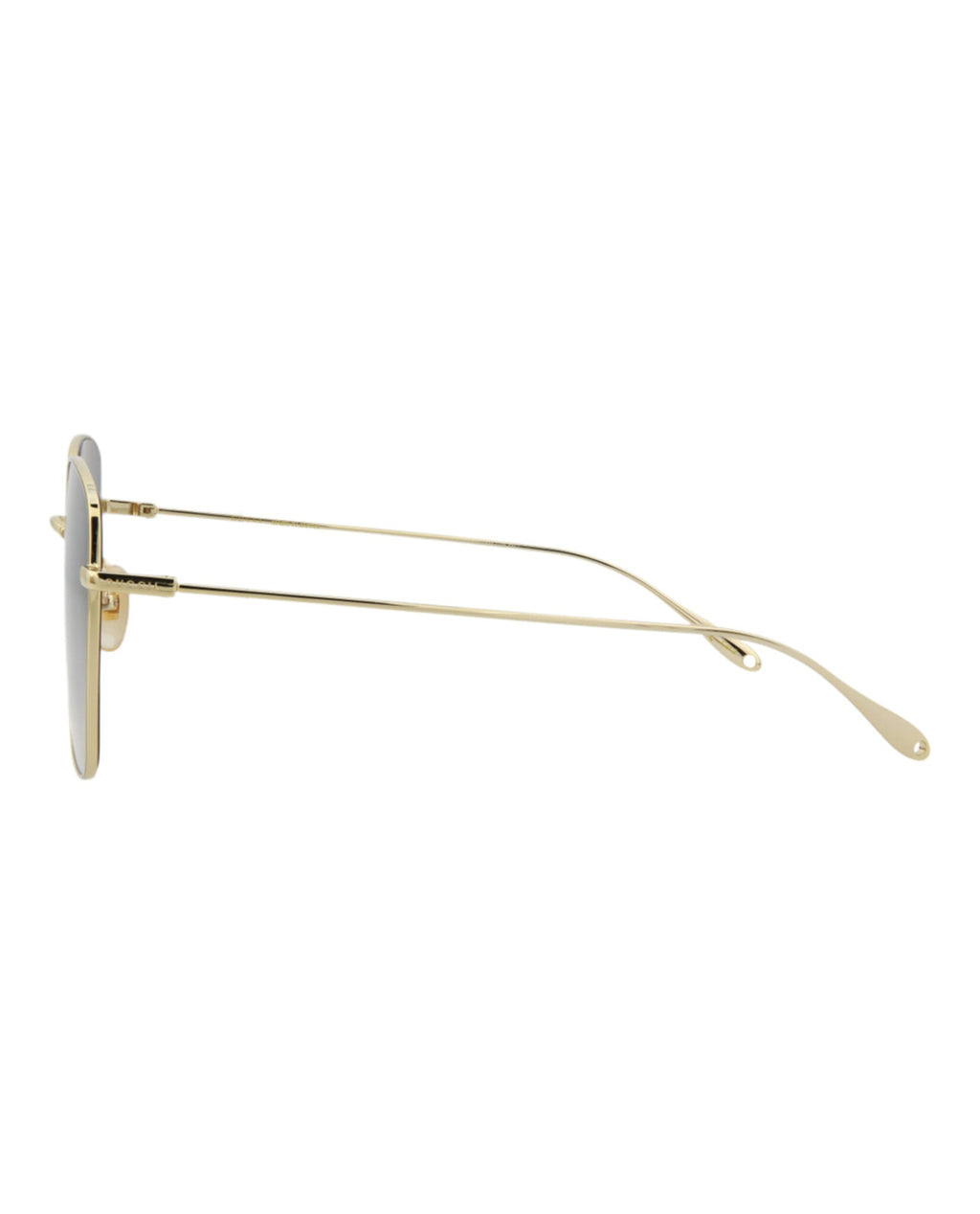 Gucci Womens Square/Rectangle Gold Gold Grey Fashion Designer Eyewear