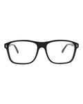 Gucci Mens Square/Rectangle Black Black Transparent Fashion Designer Eyewear