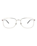 Gucci Mens Square/Rectangle Silver Silver Transparent Fashion Designer Eyewear