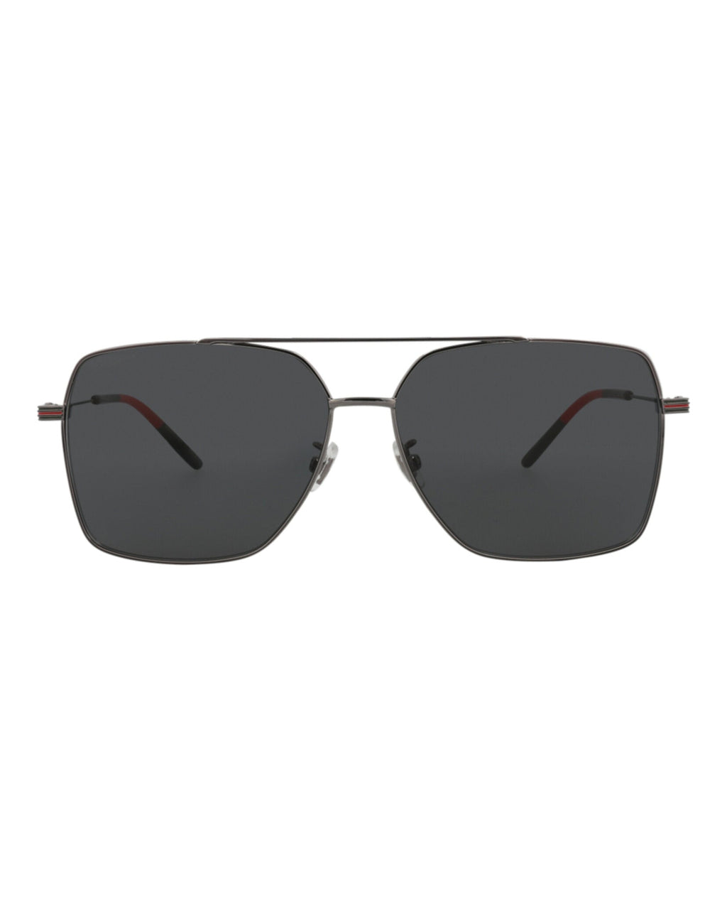Gucci Mens Aviator Ruthenium Ruthenium Grey Fashion Designer Eyewear