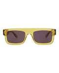 Gucci Mens Square/Rectangle Yellow Yellow Grey Fashion Designer Eyewear