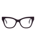 Gucci Womens Cat Eye Violet Violet Transparent Fashion Designer Eyewear