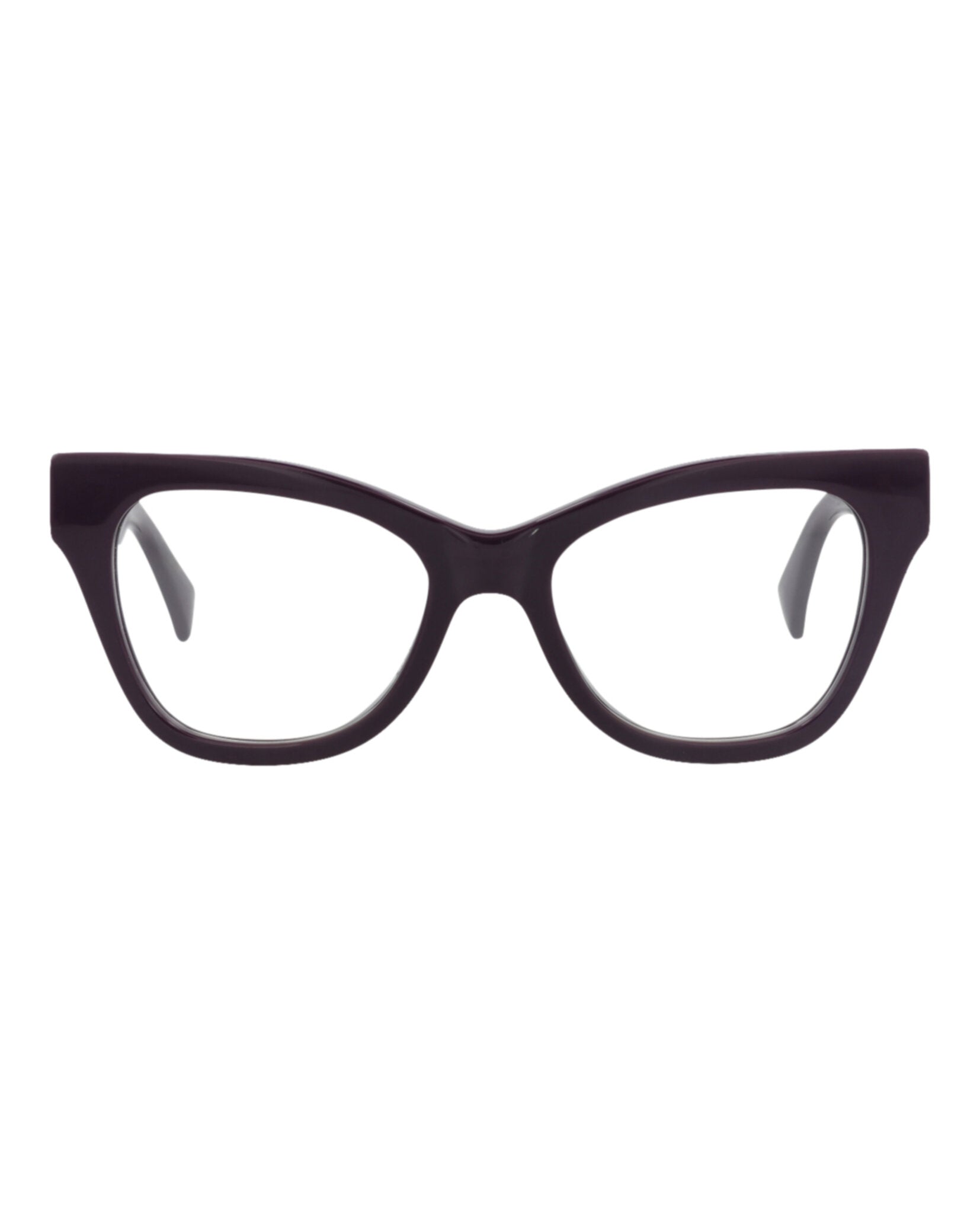 Gucci Womens Cat Eye Violet Violet Transparent Fashion Designer Eyewear