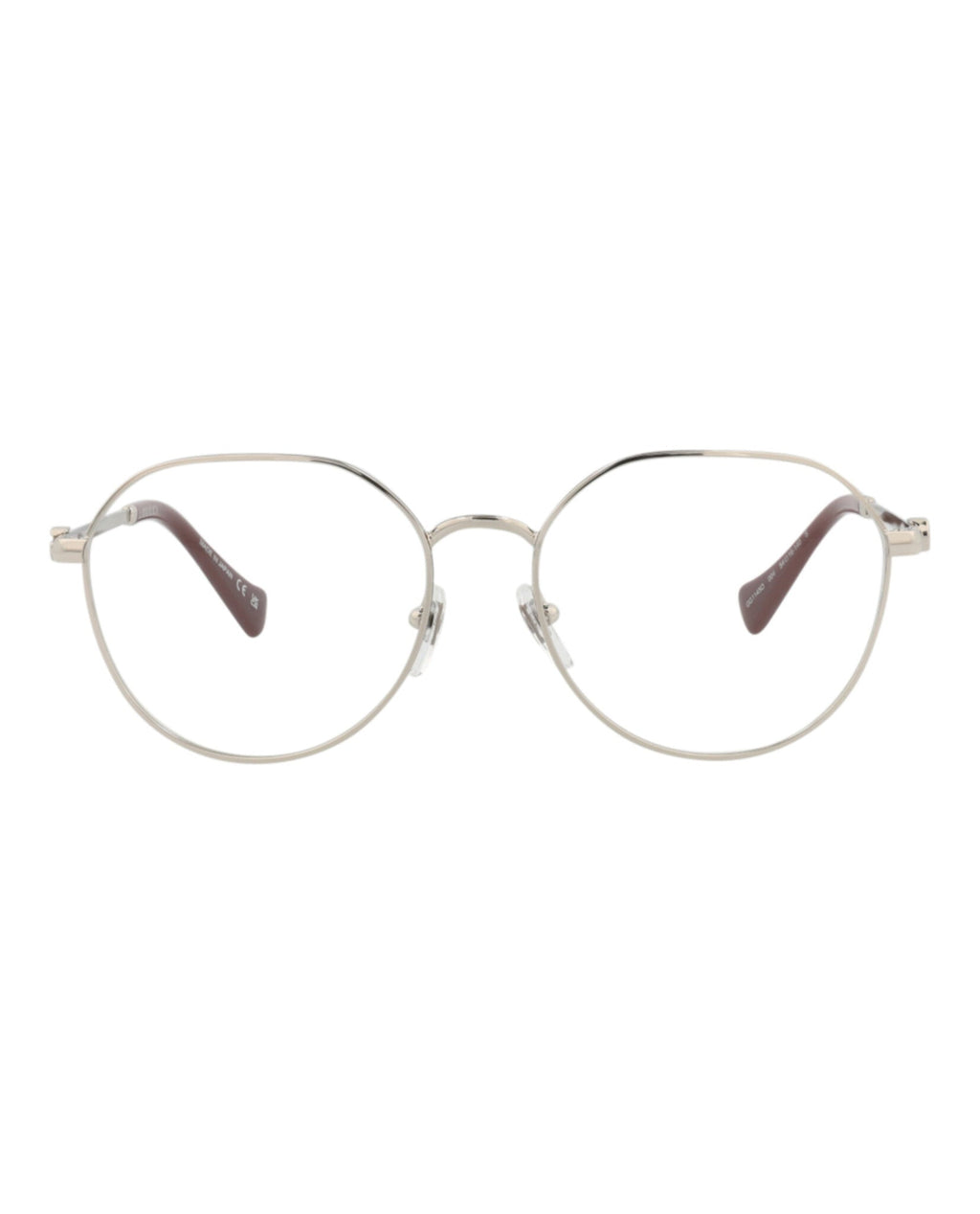Gucci Womens Round/Oval Silver Silver Transparent Fashion Designer Eyewear