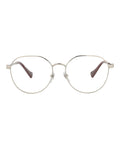 Gucci Womens Round/Oval Silver Silver Transparent Fashion Designer Eyewear