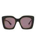Gucci Womens Square/Rectangle Grey Grey Violet Fashion Designer Eyewear