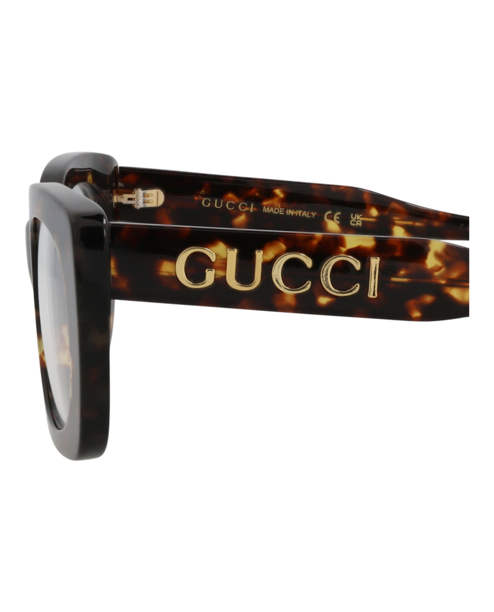 Gucci Womens Cat Eye Havana Havana Transparent Fashion Designer Eyewear