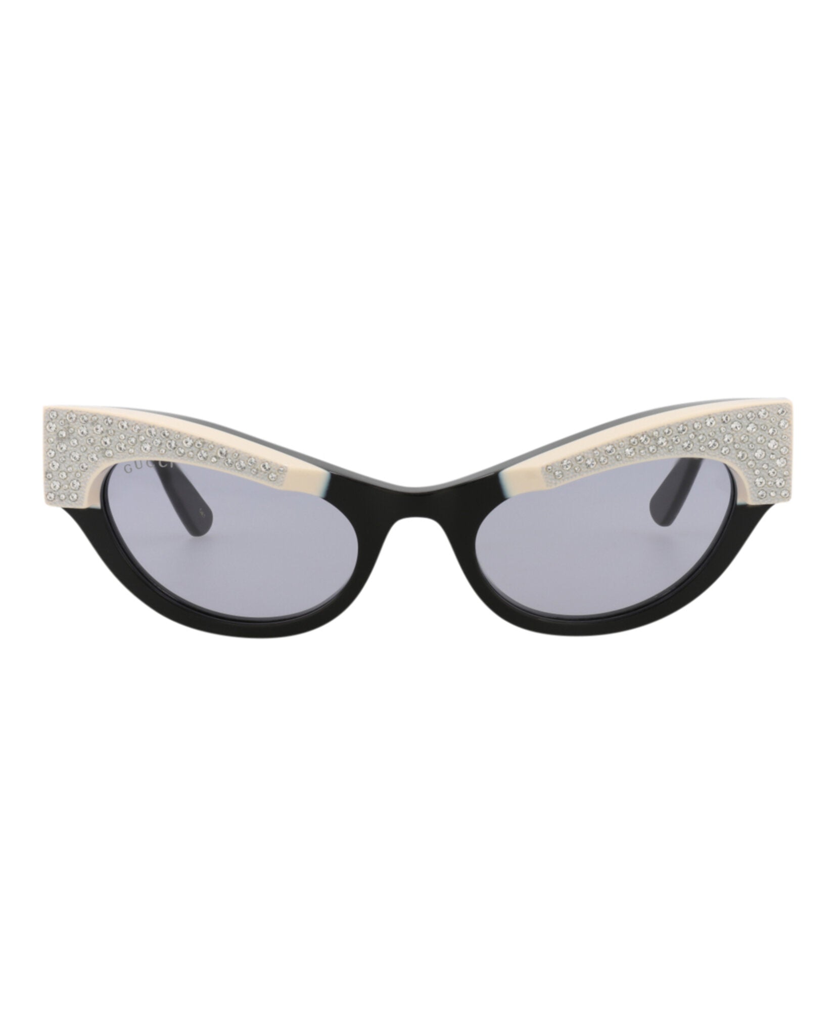 Gucci Womens Cat Eye Black Black Violet Fashion Designer Eyewear