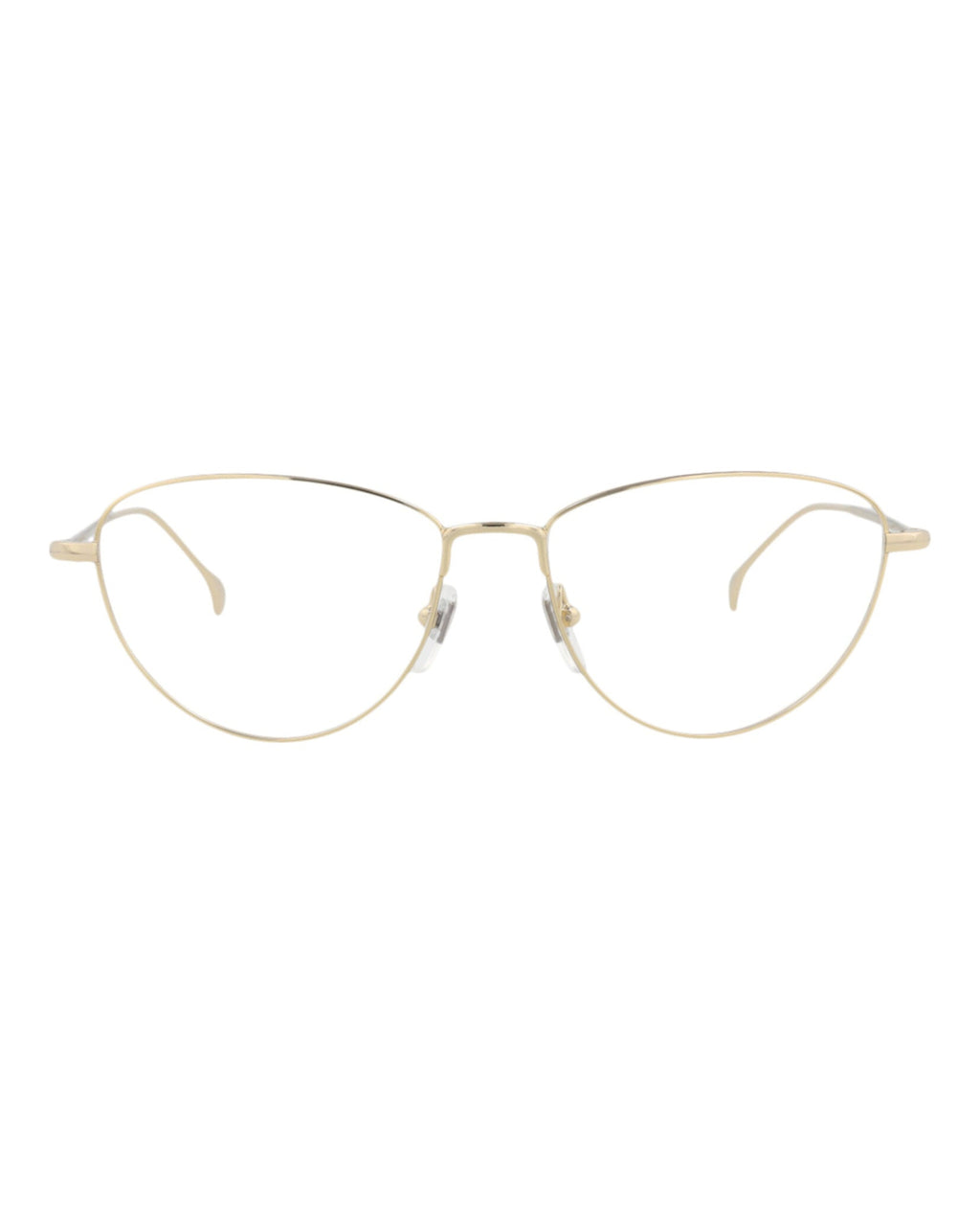 Gucci Womens Cat Eye Gold Gold Transparent Fashion Designer Eyewear
