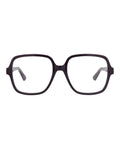 Gucci Womens Square/Rectangle Violet Violet Transparent Fashion Designer Eyewear