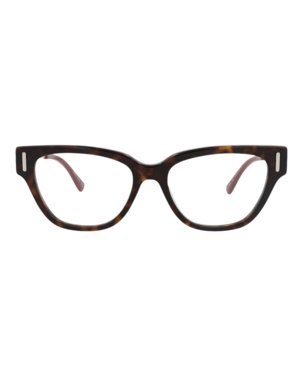 Gucci Womens Square/Rectangle Havana Silver Transparent Fashion Designer Eyewear