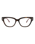 Gucci Womens Square/Rectangle Havana Silver Transparent Fashion Designer Eyewear