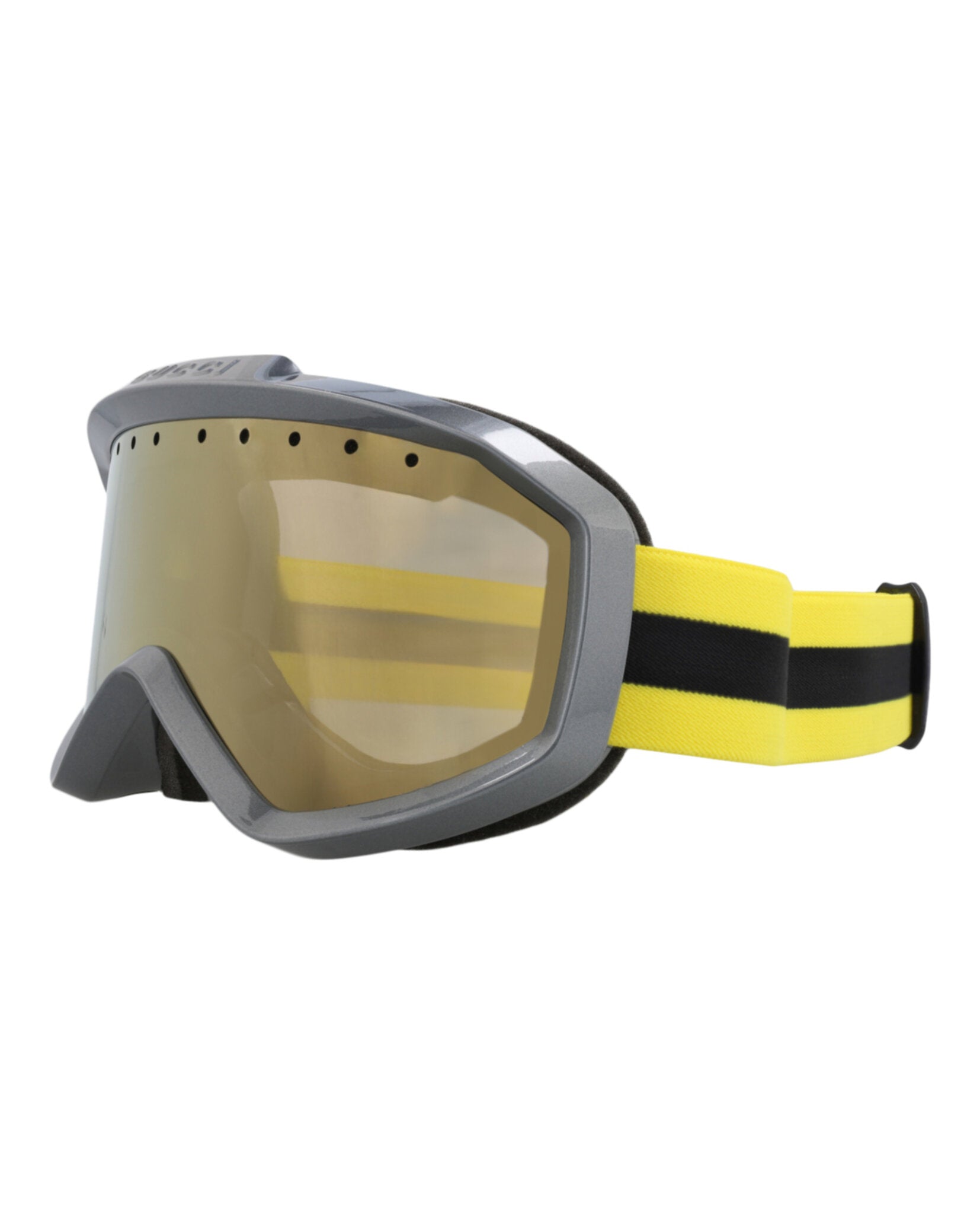Gucci Unisex Shield/Wrap Grey Yellow Brown Fashion Designer Eyewear