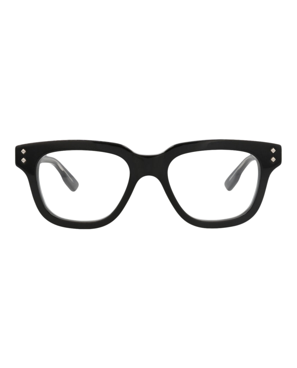 Gucci Mens Square/Rectangle Black Black Transparent Fashion Designer Eyewear