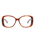 Gucci Womens Round/Oval Havana Havana Transparent Fashion Designer Eyewear